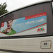 Az MKP szlogenje egy távolsági buszon (Komárom)