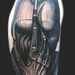 HR Giger tattoo by brandonbond (Medium)