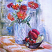 Csendélet1      Still life1 70x45 olaj,farost