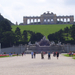 Schönbrunn nyáron a Gloritettel