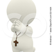 221926-Royalty-Free-RF-Clipart-Illustration-Of-A-3d-Teeny-Person