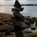 Rock balancing