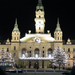 Győri városháza télen