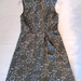 90720B-2 PRADA GREY SILK&POLYESTER DRESS SIZE 2 4 6(BACK) PRICE 