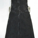 90807A-08 PRADA BLACK COTTON&VELOUR DRESS SIZE 2 4 6(BACK) PRICE