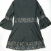 91011A-01   GUCCI  BLACK COTTON DRESS SIZE 2 4 6 PRICE USD44.