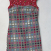 91012A-40   CHANEL RED WOOL DRESS SIZE 2 4 6 PRICE USD39