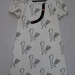 90724B-08 MIUMIU WHITE COTTON JERSEY DRESS SIZE 2 4 6 PRICE USD 