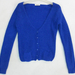 91015A-41  MOSCHINO BLUE WOOLLEN KNITWEAR TOP SIZE 2 4 6 PRICE U