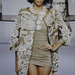 90713A-06 ANNA SUI BEIGE SILK&POLYESTER DUSTCOAT SIZE 2 4 6. PRI