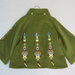 90805B-19 KENZO GREEN WOOL COTTON COAT SIZE 2 4 6(BACK) PRICE US