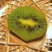 gyümölcsök, kiwi-belső