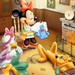 minnie-mouse-and-daisy-fireplace