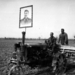 Szovjet traktor Sztálin képpel Üzbegisztánban 1950 körül