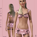 Pink silk - lingerie 1 - by imoger