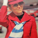 Malév stewardess